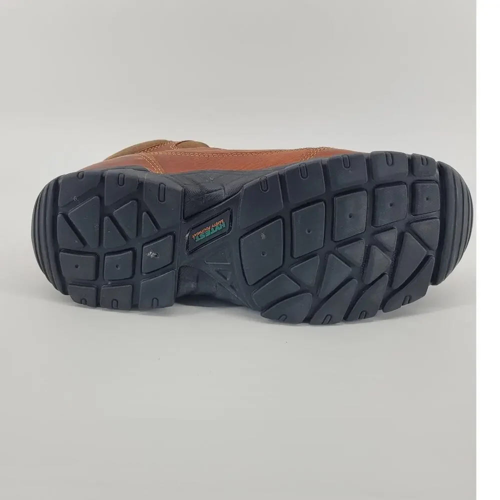 Hytest Apex Waterproof Composite Toe Work Boots 11.5W Brown Construction Safety